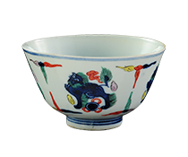 24-清代五彩杯 文案